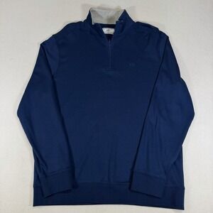 Southern Tide‎ 1/4 Zip Pullover Sweater Mens Large Navy Blue Long Sleeve